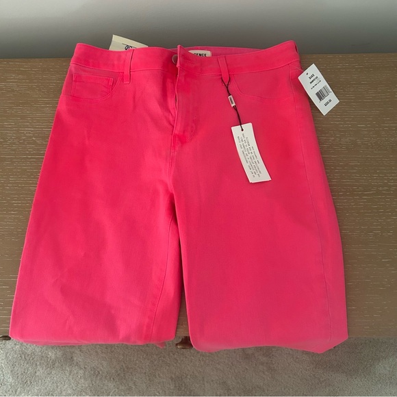 NWT Ultra pink l’agence Ruth coated jeans size 30 🌸 - Picture 2 of 7
